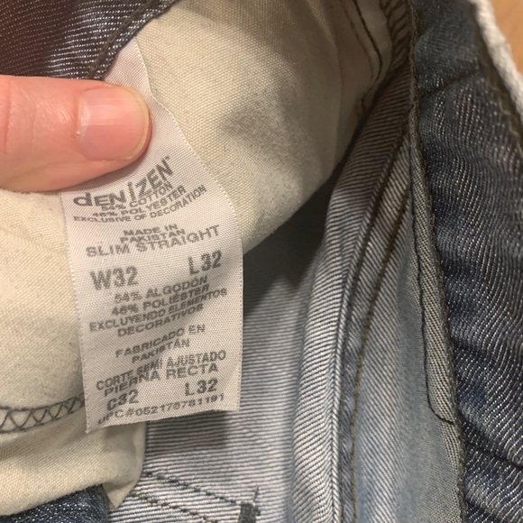 LEVIS DENIZEN 218 Slim Straight Men’s Jeans 32x32 - Picture 9 of 12